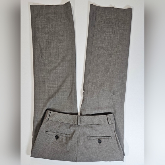 Banana Republic Dress Pants Womens Size 2 Gray Harrison Fit Stretch‎ Wool Blend - Picture 9 of 10
